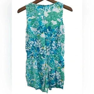 Lilly Pulitzer Tybee Sleeveless Romper Resort White In a Pinch Size XS